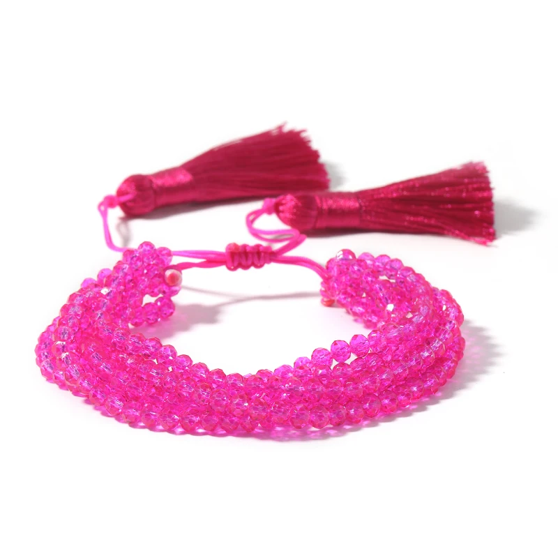 

Rttooas Bohemian Bracelets Set For Women Turkish Evil Eye Bracelet Fashion Tassel Jewelry Pulsera Mujer 2020 New Arrival