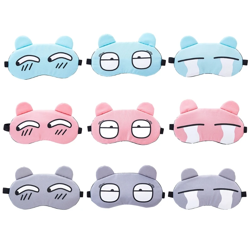 Фото Охлаждающая гелевая маска для глаз, мультяшная маска для сна Eyemask с мягкой подложкой для снятия стресса от головной боли, отечности, мигрени №2