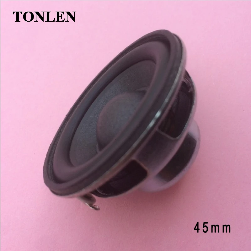 Внешний громкий динамик macgarsen 45 мм, полночастотный Неодимовый металлический борный Магнитный небумажный динамик, 2 шт.