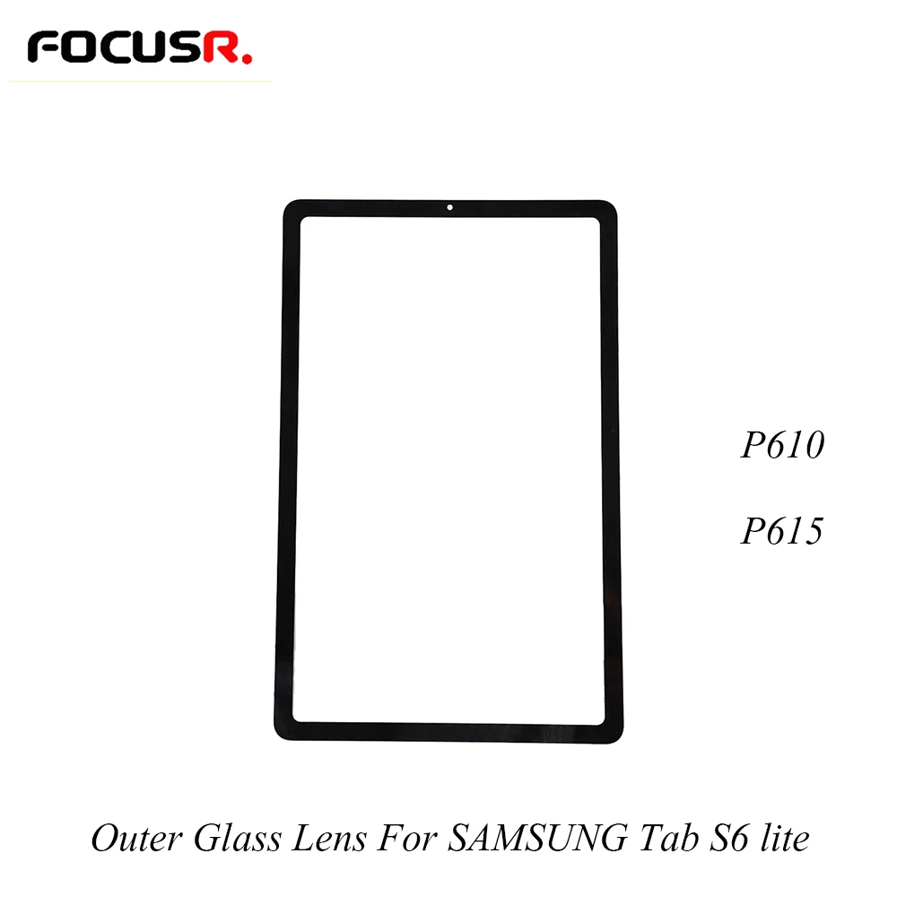 

LCD Screen Touch Panel Front Outer Glass Replacement Lens Cover For SAMSUNG Tab S6 lite Tablet Touch Panels For P610 P615