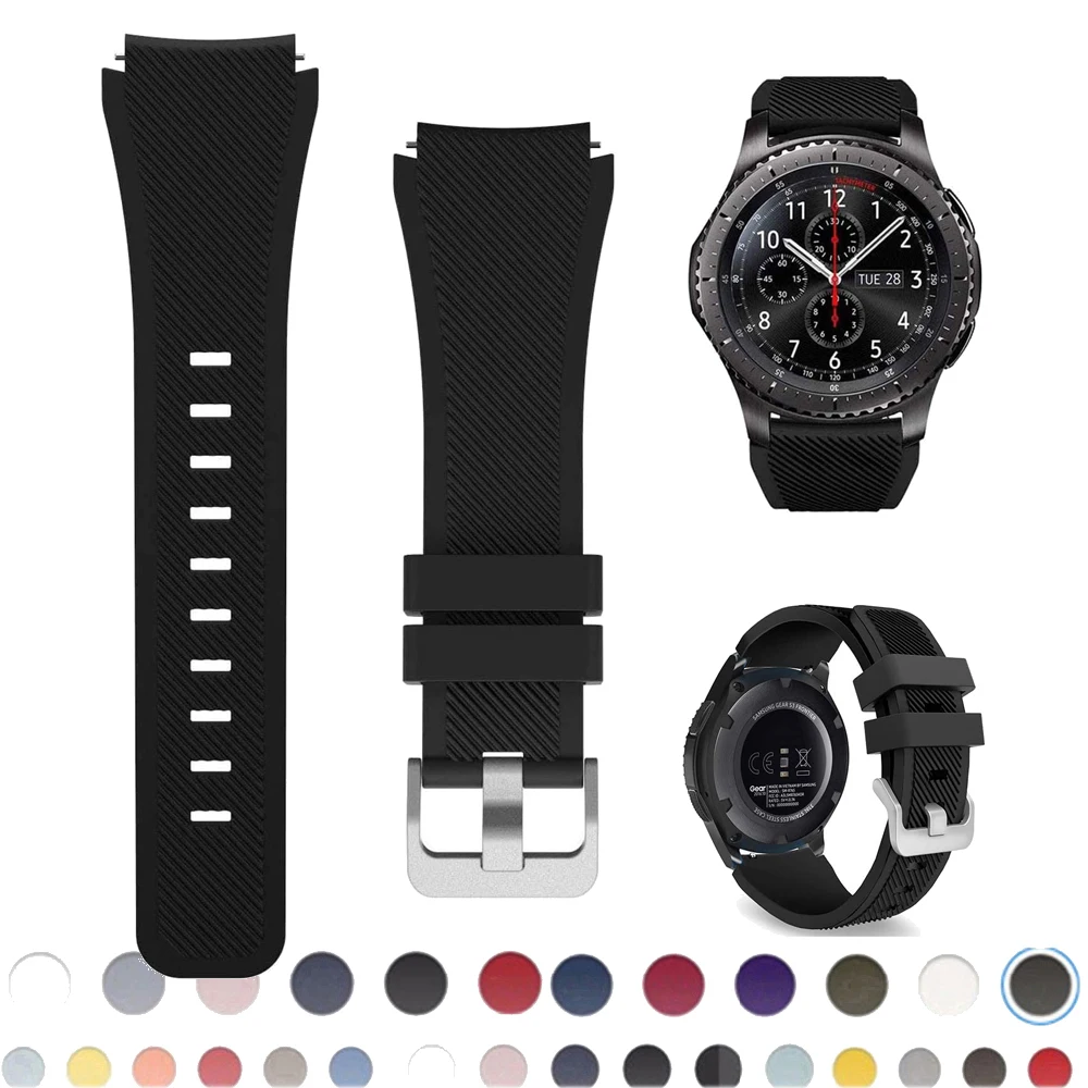 

Ремешок для Samsung Galaxy watch 3 45 мм/41 мм/active 2 gear S3 Frontier/huawei watch gt 2e/2/amazfit bip/gts, браслет для часов 20/22 мм