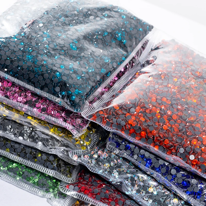 

SS4-SS30 Bulk Bag 35 Colors Wholesale DMC Hotfix Rhinestones Iron-on Rhinestone Hot Fix Rhinestones Hot Fix Glass Strass Crystal
