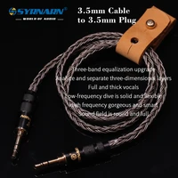 mini jack aux male to male hifi speaker line 16 core 3 5 mm cable de audio for pc mobile headphone car phone amplifier dap da