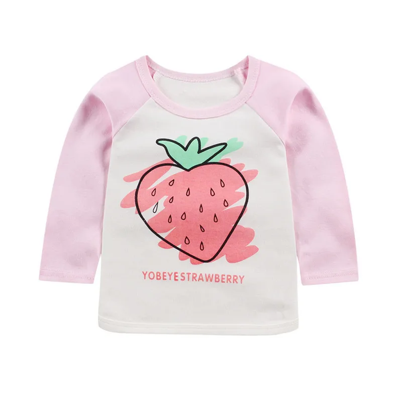 Зеленый Unini-yun/ г. Модная брендовая одежда для девочек с принтом воздушных шаров хлопковые футболки с длинными рукавами и принтом Радужная одежда для маленьких девочек - Цвет: Зеленый