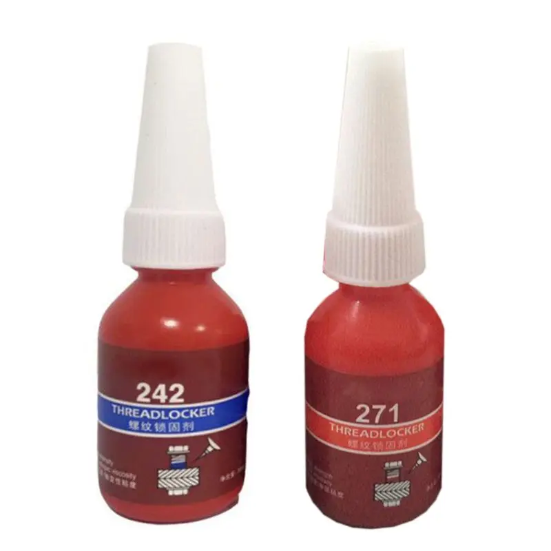 

1 Pcs 242/271 Glue Screw Glue Blue Glue Anaerobic Adhesive Fast Curing Sealing Thread Locking Agent