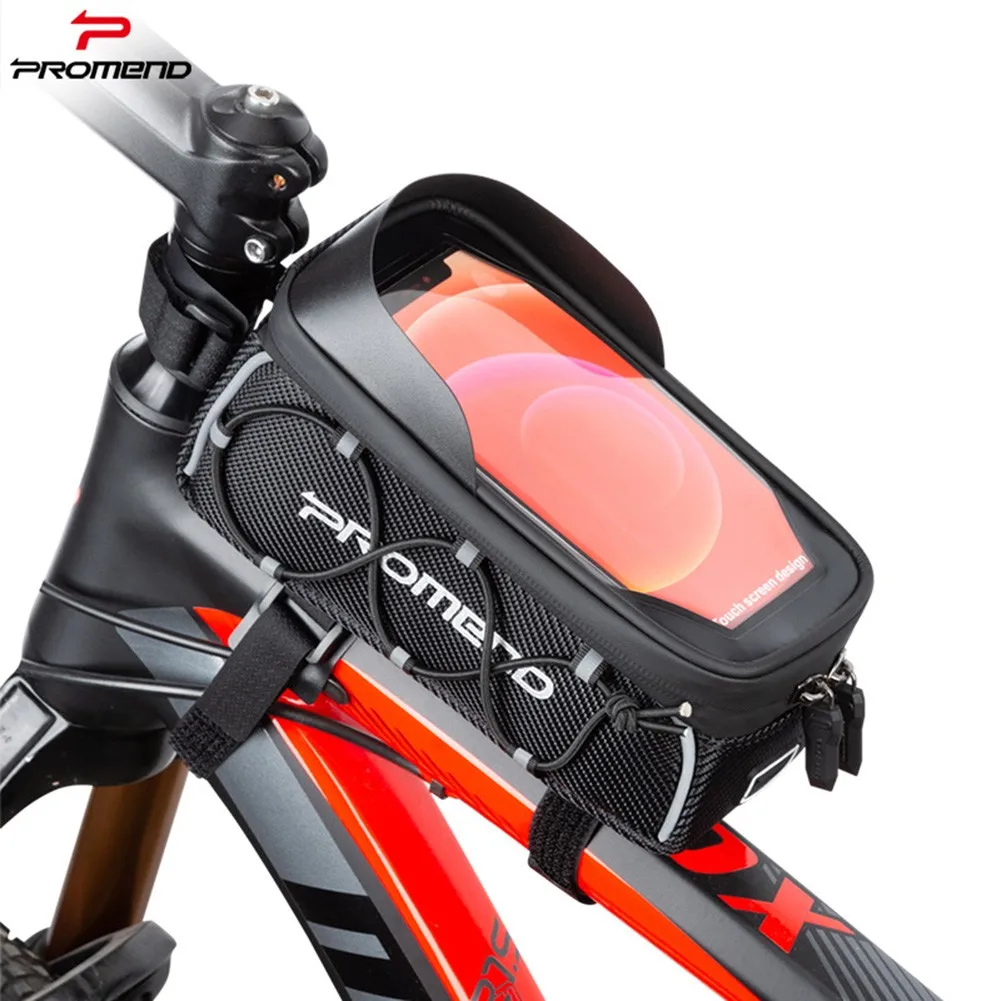 

Bicycle Front Top Tube Frame Bag 6.5" MTB Road Bike Waterproof Phone Holder Case Touchscreen Bag Cycling Spare Parts Accessories