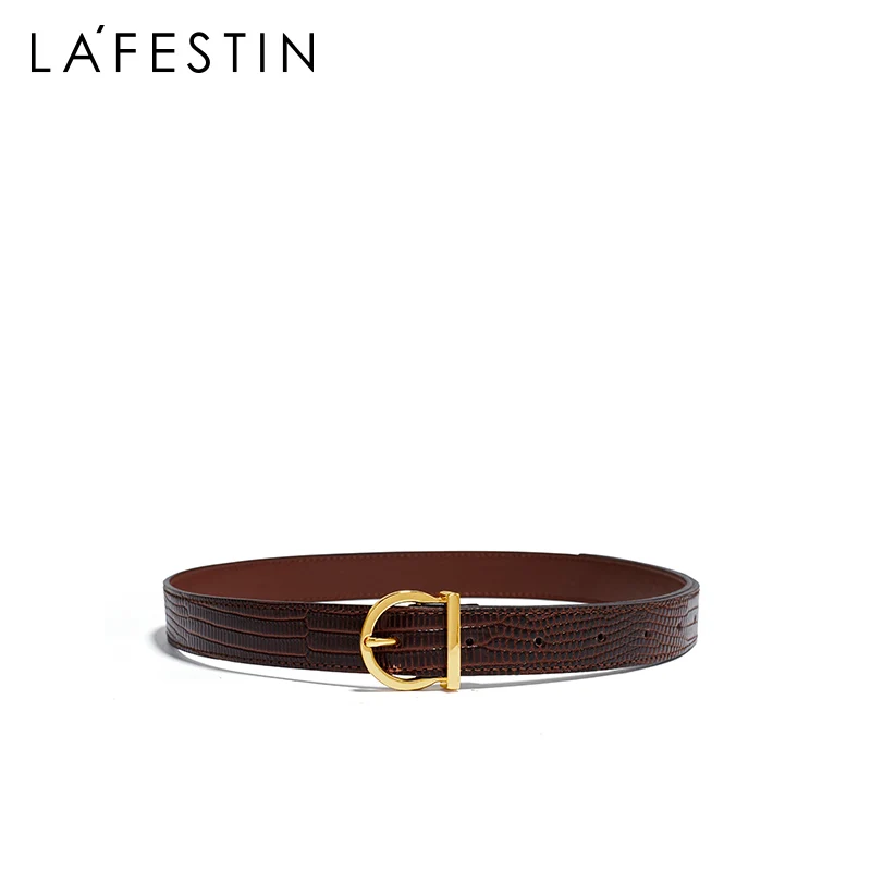 Ремень женский из искусственной кожи с узором ящерицы|Женские ремни| |