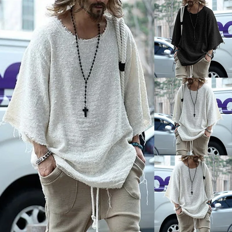 

Spring Men Solid Long Sleeve Round Neck T Shirt 2020 New Casual Knitted Top Mens T Shirt Pullovers Pullover Men Pull Homme