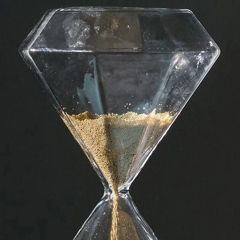 Креативные стеклянные часы для дома настольные украшения украшение с золотым