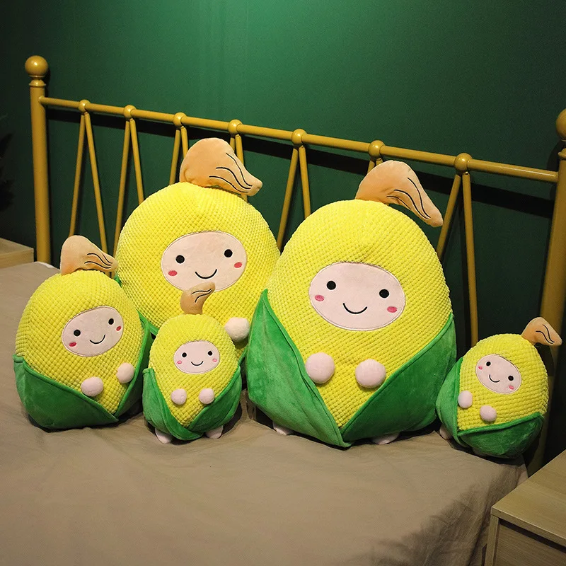 

25-50cm new product simulation corn baby plush pillow kawaii soft toy doll girl bed cushion creative holiday gift home sofa back
