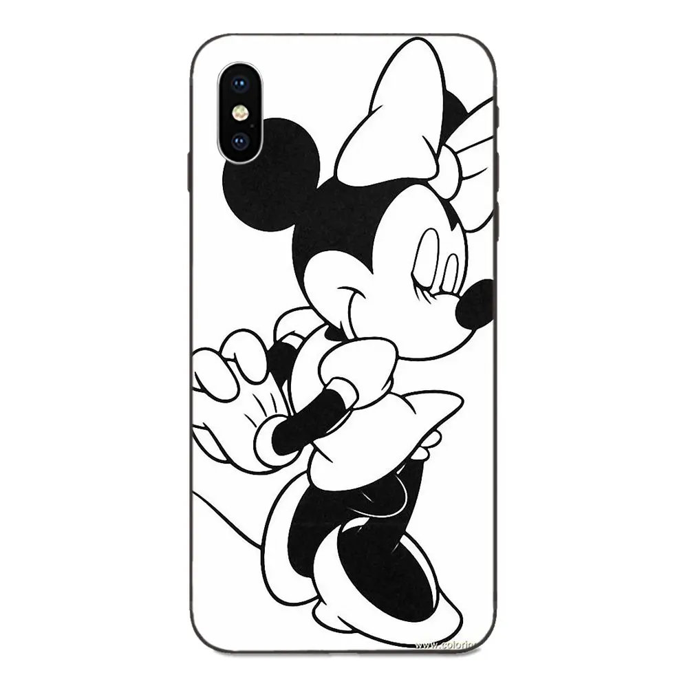 Красивая Минни Мышь Стиль для Galaxy A3 A5 A6 A6s A7 A8 A9 A10 A20E A30 A40 A50 A60 A70 A80 A90 плюс печати чехол для телефона
