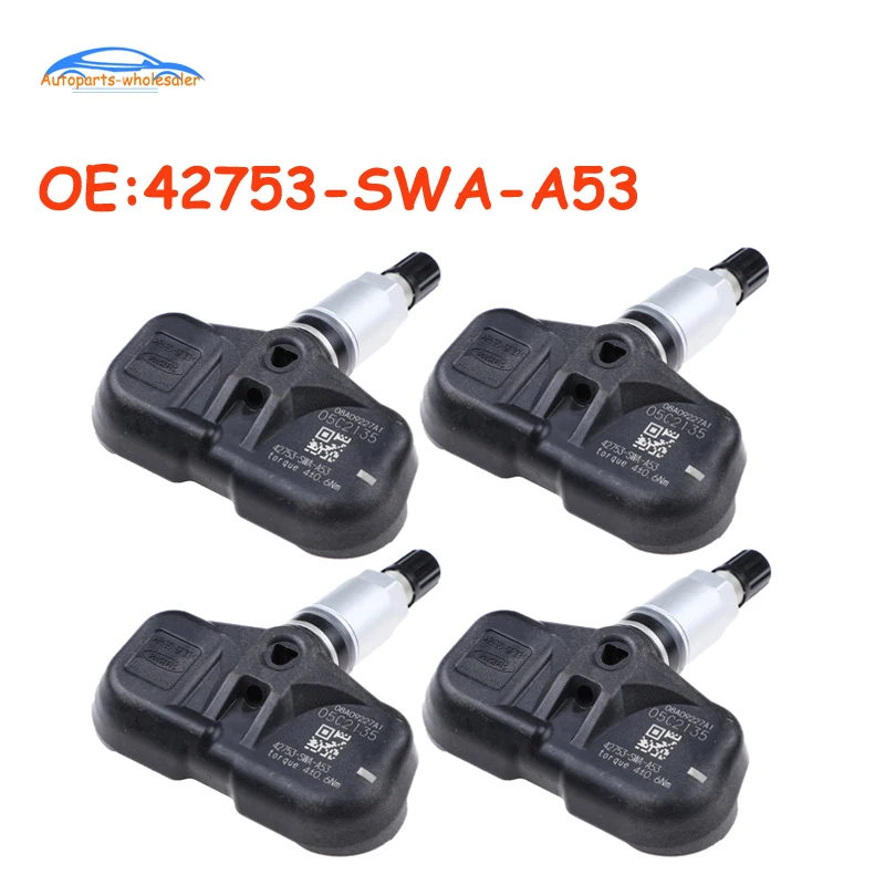 Для хонда аккорд CR V FiT 2007 2012 TPMS датчик давления в шинах монитор 315 МГц 42753 SWA A53