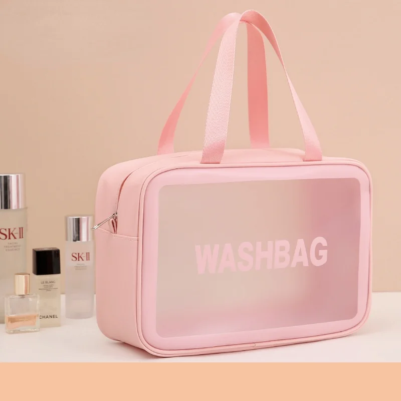

Women Portable Travel Wash Bag Female Transparent Waterproof Makeup Storage Pouch Large Capacity Cosmetic Organizer Beauty Case