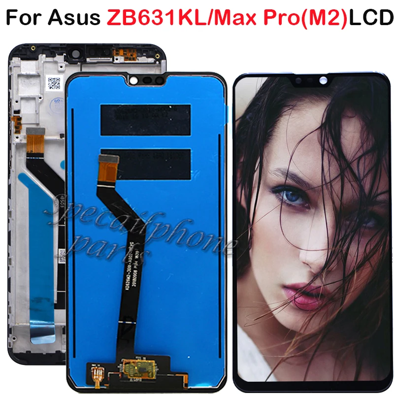 Оригинальный ЖК экран для Asus Zenfone Max Pro ( M2) ZB631KL полный дисплей + дигитайзер