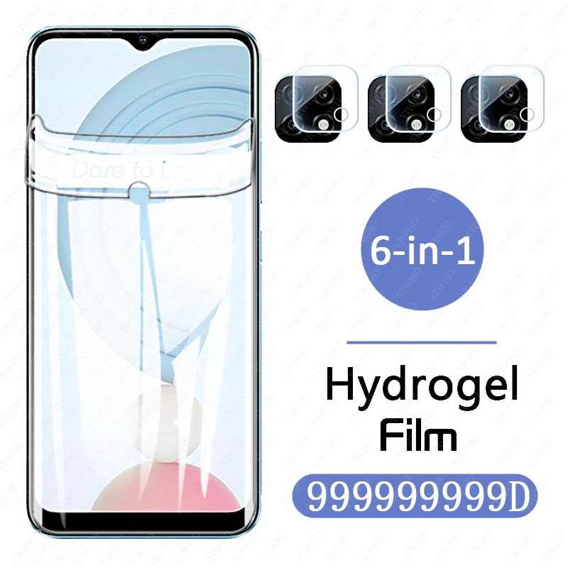 

Гидрогелевая защитная пленка, Защита экрана для OPPO realme c21, Защита экрана для realmec21 21c RMX3201, мягкое стекло для камеры