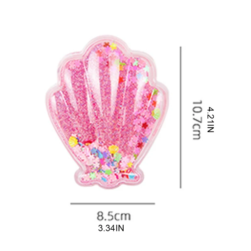 

Detangling Hair Brush Christmas Hair Brush for Girls Kids Woman Shell Glitter Comb Hairbrush