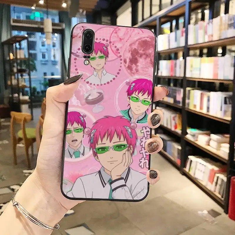 

The Disastrous Life of Saiki K Saiki Kusuo Phone Case For Huawei honor Mate P 10 20 30 40 i 9 8 pro x Lite smart 2019 nova 5t
