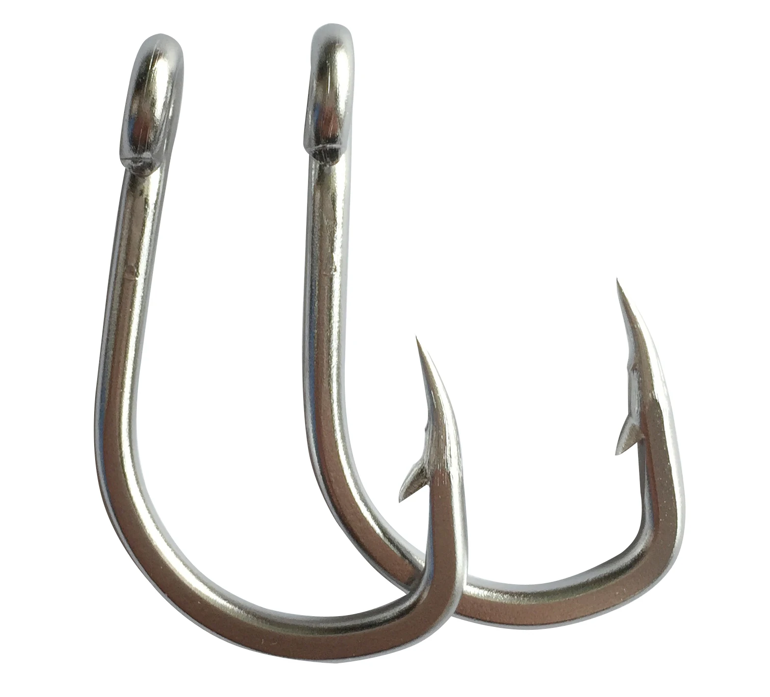 40 штук 4/0 Mustad круглый рыболовный крючок Нержавеющая сталь с зазубринами для