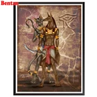 Античное египетское искусство сделай сам, алмазная вышивка, полная выкладка, квадратная, круглая, 5D алмазная живопись, вышивка крестиком стразы, мозаика с животными