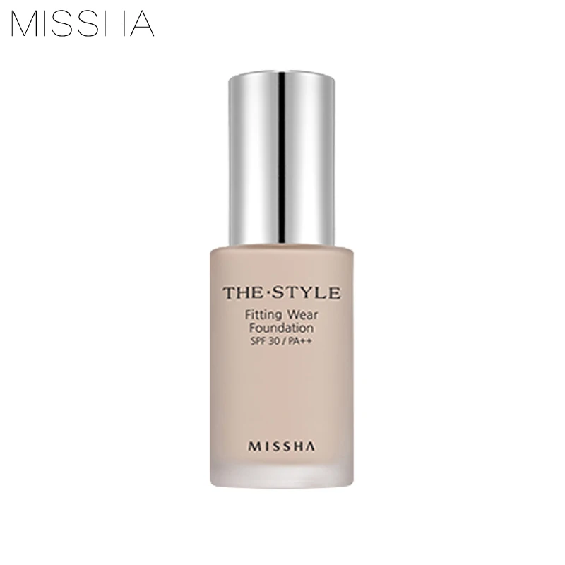 

MISSHA The Style Fitting Wear Foundation 30ml Base Face Liquid Foundation Cream Full Coverage Concealer Korea Cosmetics