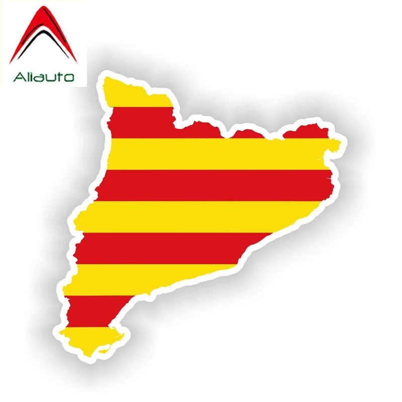 Креативные автомобильные стикеры Aliauto автостайлинг флаги catalon Map Светоотражающая