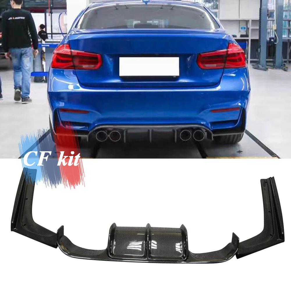 Комплект Заднего диффузора CF из углеродного волокна спойлер бампер для BMW F32 F33 F36