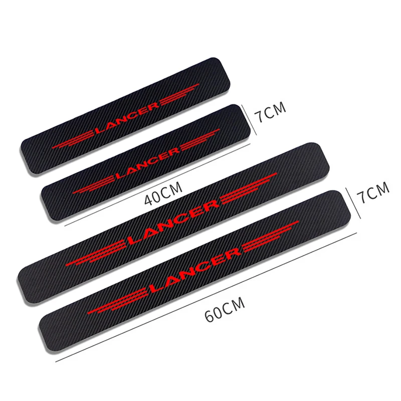 4 шт./компл. двери автомобиля порог крышка наклейки для Защитные чехлы сидений