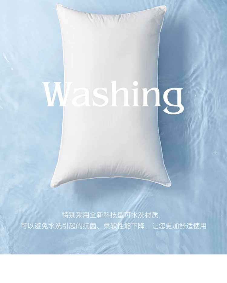 

Pillow pillow core single for five star hotel, no collapse no deformation whole head with pillow case