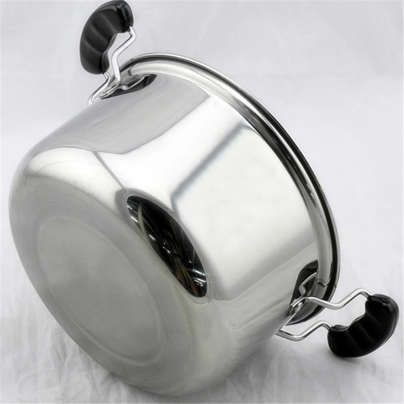 Большая емкость кастрюля для приготовления пищи американский стиль нержавеющая