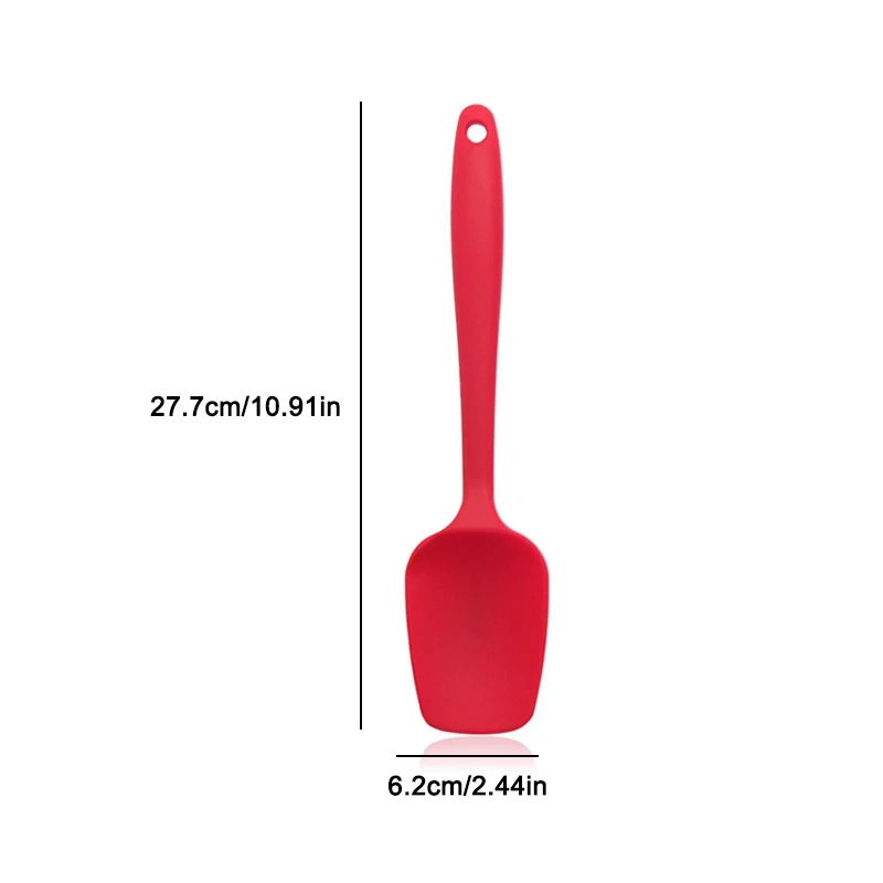 Larger Spatulas MOSEKO антипригарная силиконовая лопаточка термостойкая суповая ложка-кисточка щипцы специальная кухонная лопатка кухонные инструменты посуда - Цвет: Larger Spatulas