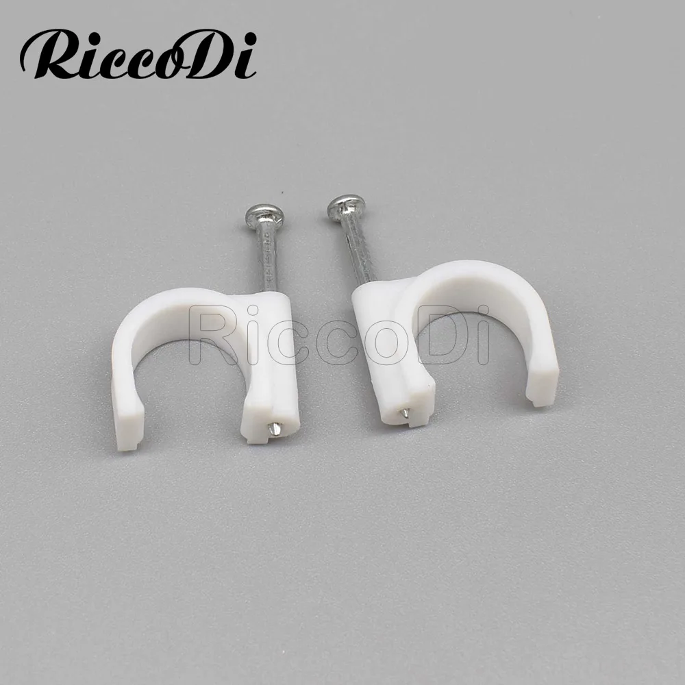 Зажим для кабеля из высокоуглеродистой стали 50 100 шт. 4/5/6/7/8/9/10/12 мм|Кабельные