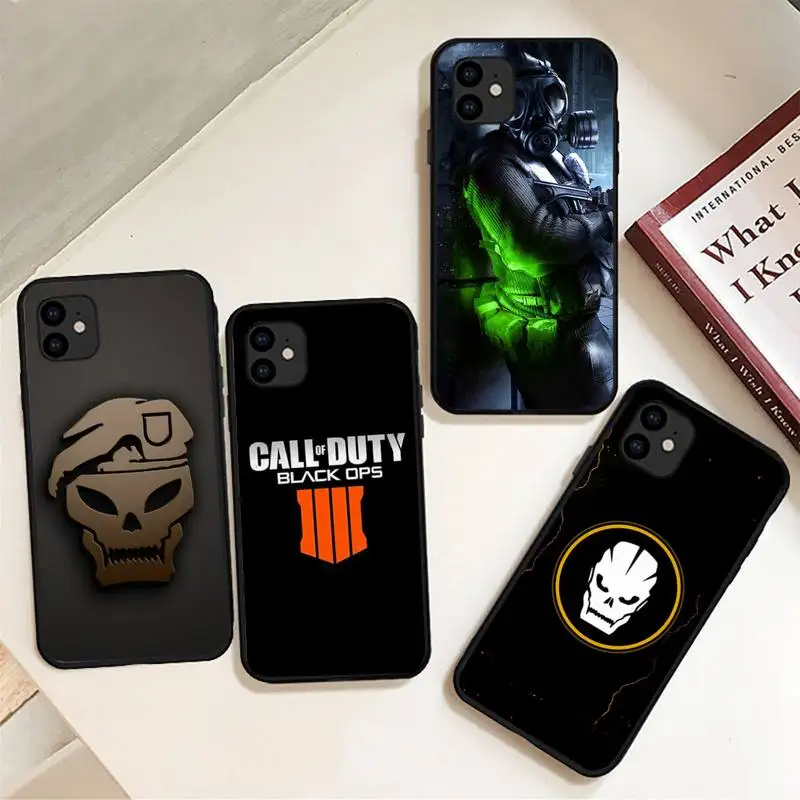 

Call of Duty black ops clod war COD Phone Case For iphone 12 11Pro Max 11 XR XS Max X 8 7 6 6S Plus 5 5S SE 2020 soft Cover