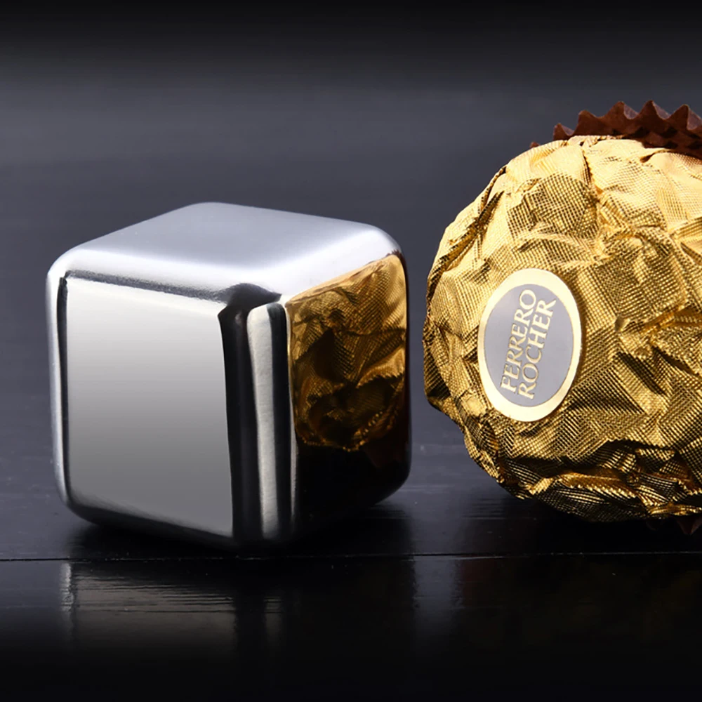 Нержавеющая сталь кубика льда прессформы металлическая модель Кофе питья виски