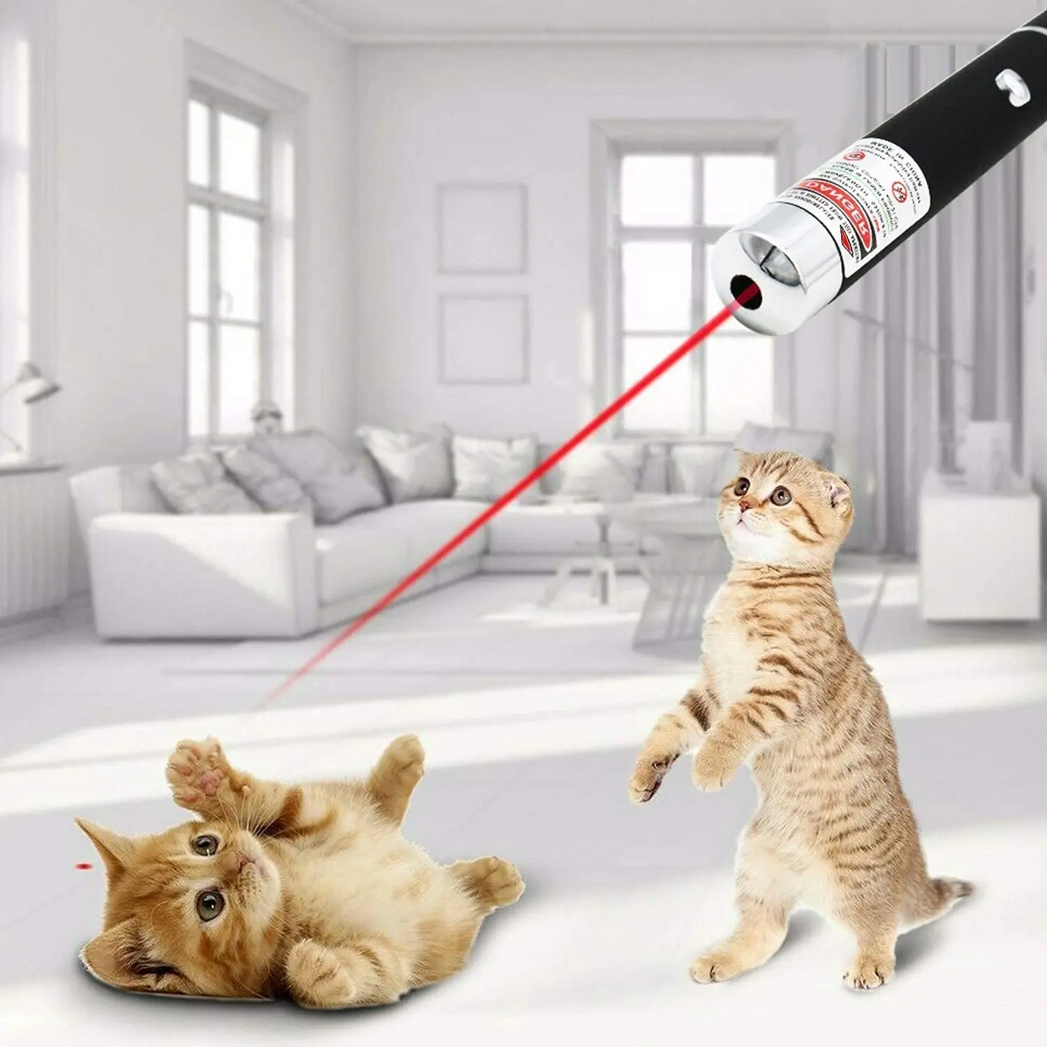 3Pack Laser Pointer 5MW Powerful Laser Pen For Cats Dogs Pet Interactive Toys Presentation Remotes for Indoor Classroom Teaching enlarge