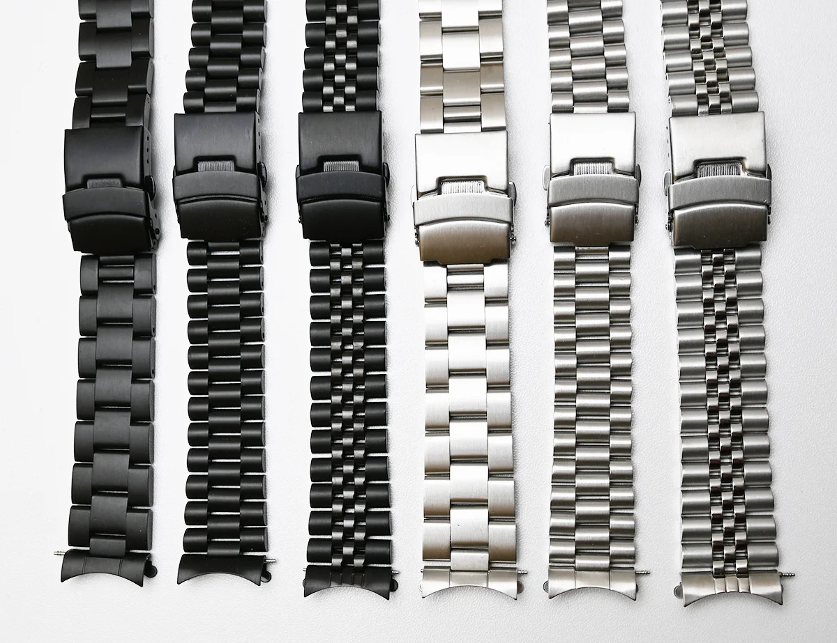 Ремешок мужской из нержавеющей стали бесшовный складной сменный Браслет с