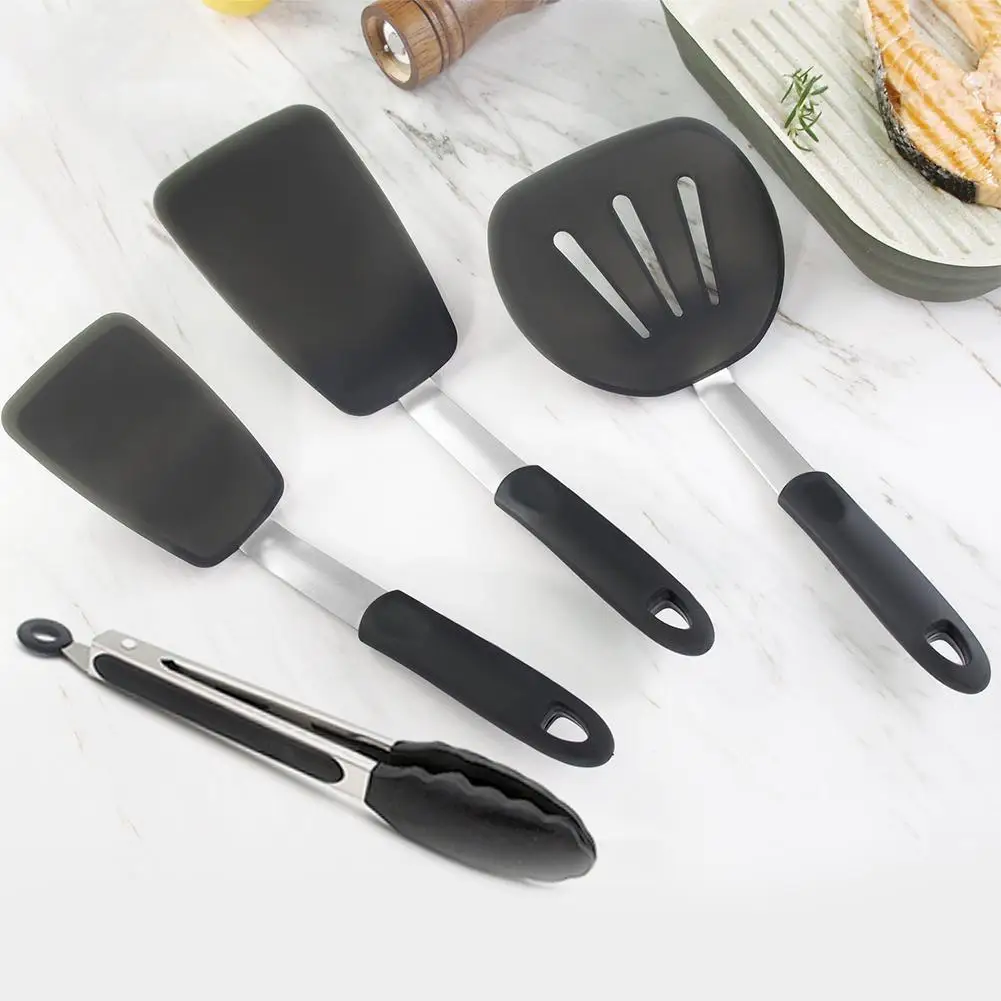 

Кухонная термостойкая силиконовая антипригарная ложка, лопатка, посуда, набор посуды, инструменты для готовки