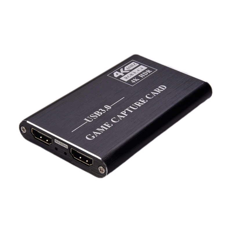 

USB 3,0-HDMI-совместимая карта захвата 4K Loop-out высокой четкости видео Прямая поставка
