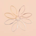 Большие Позолоченные Серьги-Крючки из серебра 925 пробы