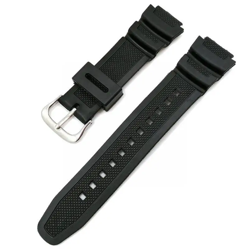 

Pu Leather Watchbands For Ae-1000w Aq-s810w Black Pin Buckle Strap Watch Strap For Women Men Watchbands Watch Accesso O3e9