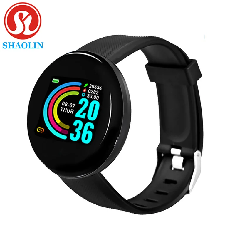

Smart Watch Round Heart Rate Monitor Blood Pressure Waterproof Men Fitness Tracker SmartWatch For Android IOS Smart Clock