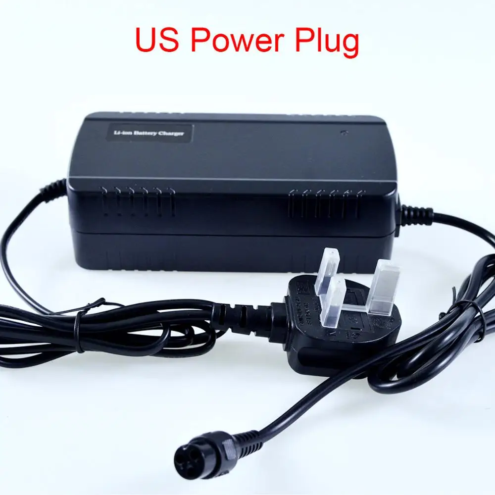 UK Plug Быстрая зарядка для электрического скутера Halo Knight 2A 48 V/52 V/60 V - Цвет: UK Plug