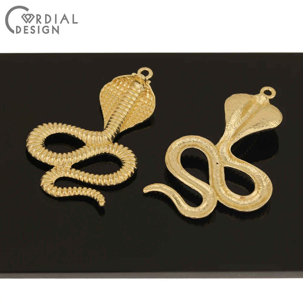 

Cordial Design 50Pcs 33*52MM Jewelry Accessories/Pendant/Snake Shape/Jewelry Findings & Component/DIY Necklace Charms/Hand Made