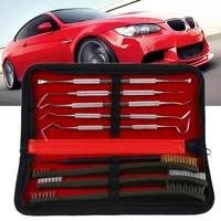 80 2021 hot sell car washing spray tool tube cleaning brush stainless steel plastic pick tool kit
