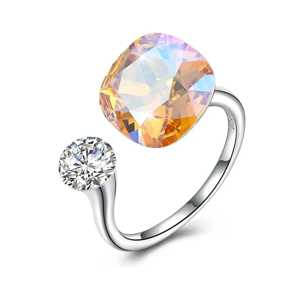 Настоящее серебро 925 ювелирное изделие с австрийскими кристаллами для женщин