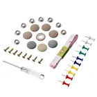 5030 шт автомобильных интерьерная потолочная ткань крепежный винт Кепки, устанавливаемый на крыше автомобиля ремонт нейлоновая ткань застежка Материал верхний крепеж для ремонта навесов, Китай