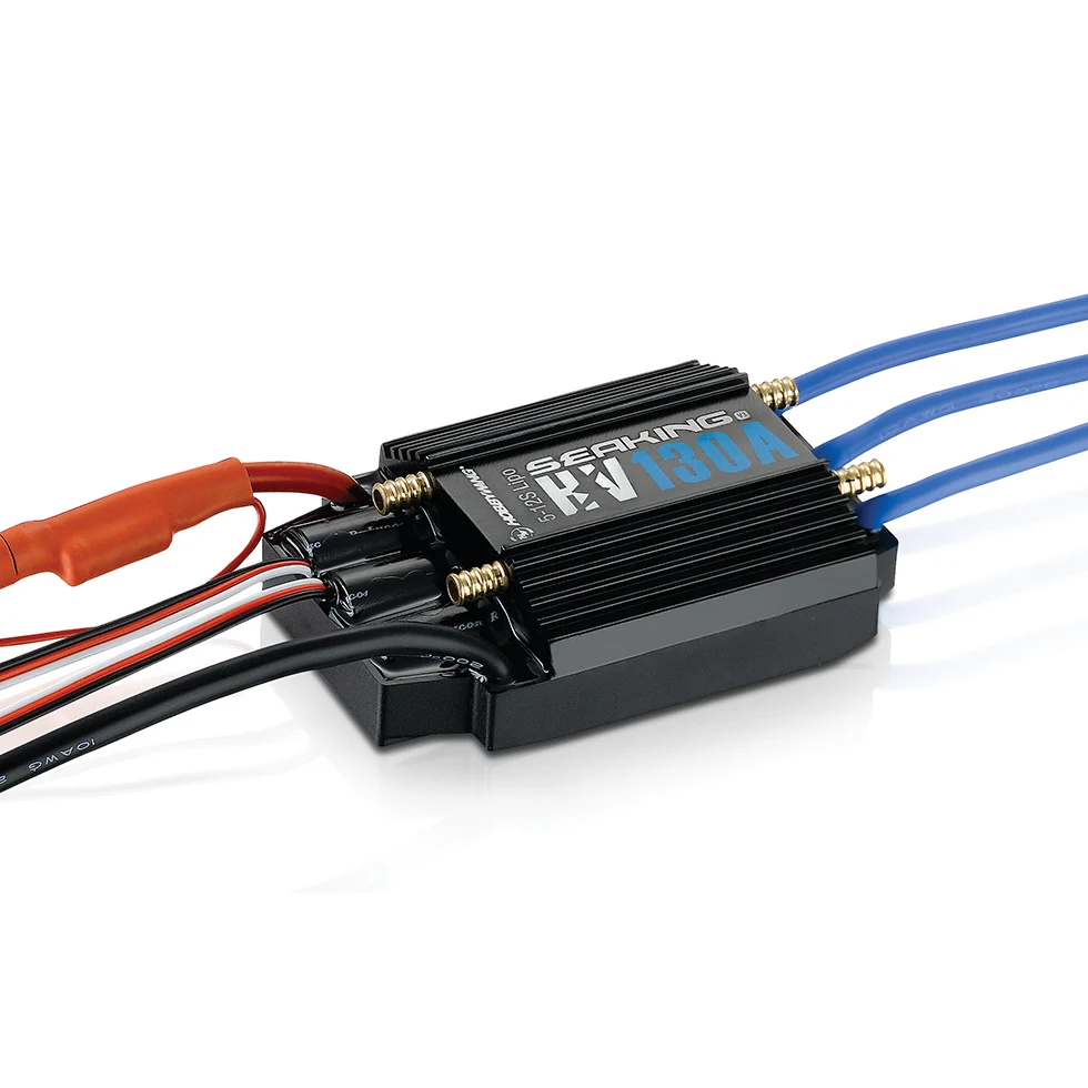 

Hobbywing SeaKing V3 130A Brushless ESC RC motor ESC 6V/1A/2A/5A BEC Untuk RC Boat Electronic Speed Controller