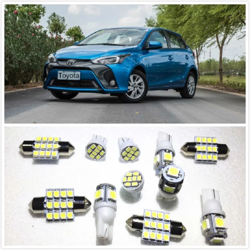 11 комплектов белый светодиодный светильник интерьерная посылка 10 и 31 мм Карта