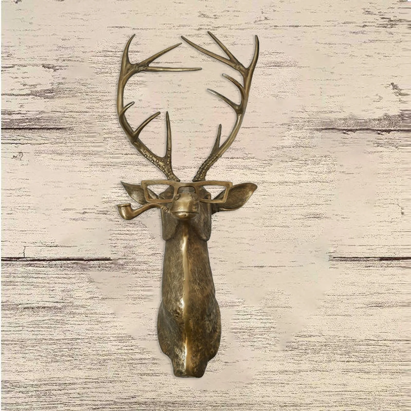 

Frankie Stag Resin Handicraft Animal Pendant Decoration Indoor Wall Decoration Model Exquisite Style Home living room Decor