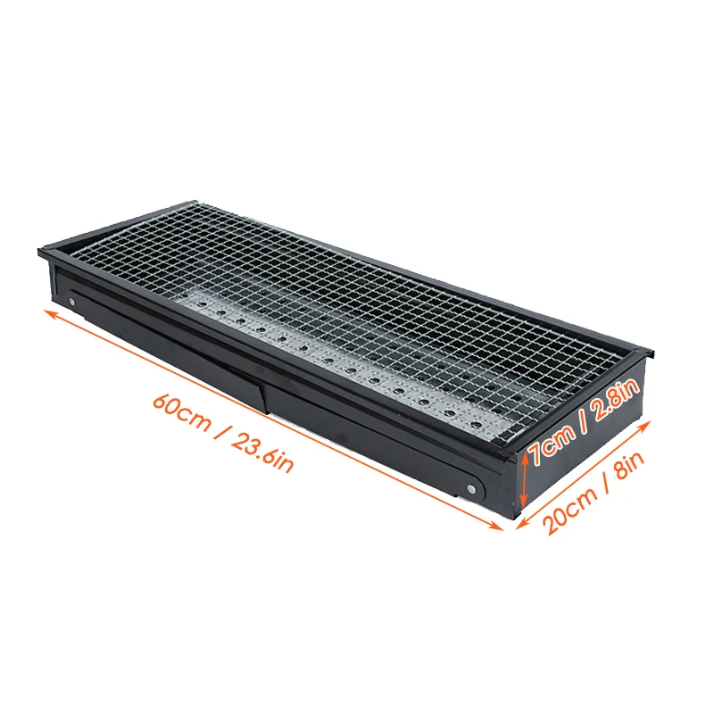 

60x20x33cm BBQ Barbecue Grill Folding Portable Charcoal Outdoor Camping Picnic Burner Foldable Charcoal Camping Barbecue Oven