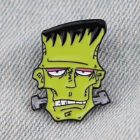 yq814 bride of monster man movie enamel pin vintage brooch for clothes cartoon briefcase badge lapel pin collection jewelry